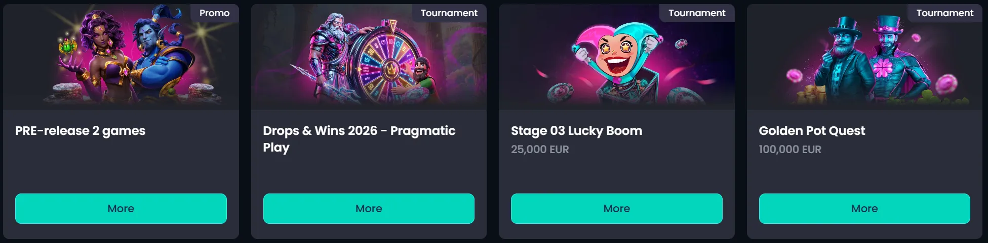 Lucky Gans casino evenementen en promotionele toernooien